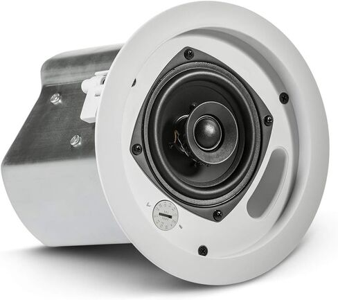 Rockville (1 RCS350-6 350 وات 6 منطقة 70 فولت مضخم صوت تجاري/مطعم/حزمة بلوتوث مع (8) مكبرات صوت في السقف بتحكم JBL 14C/T 4 بوصة 25 وات 70 فولت + (1) جهاز استقبال WiFi صغير (6 قطع) in Kuwait