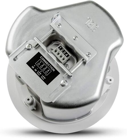 Rockville (1 RCS350-6 350 وات 6 منطقة 70 فولت مضخم صوت تجاري/مطعم/حزمة بلوتوث مع (8) مكبرات صوت في السقف بتحكم JBL 14C/T 4 بوصة 25 وات 70 فولت + (1) جهاز استقبال WiFi صغير (6 قطع) in Kuwait