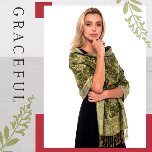 3 Pieces Silk Scarf Pashmina Shawl Wraps Head Scarf for Women in Saudi Arabia