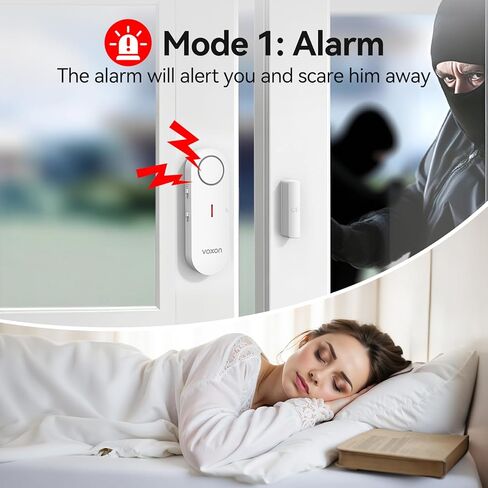 أجهزة إنذار الباب من فوكسون لسلامة الأطفال - أجهزة إنذار النوافذ لأمن المنزل الشخصي - 2 في 1 رنين/إنذار | التحكم في مستوى الصوت بثلاثة مستويات - إنذار مستشعر الباب ضد السرقة لغرف حمام السباحة والجراج RVs - عبوتان in Kuwait