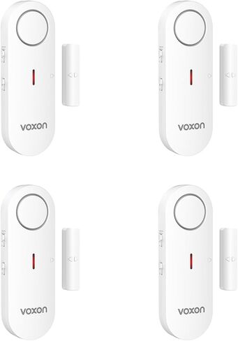 أجهزة إنذار الباب من فوكسون لسلامة الأطفال - أجهزة إنذار النوافذ لأمن المنزل الشخصي - 2 في 1 رنين/إنذار | التحكم في مستوى الصوت بثلاثة مستويات - إنذار مستشعر الباب ضد السرقة لغرف حمام السباحة والجراج RVs - عبوتان in Kuwait
