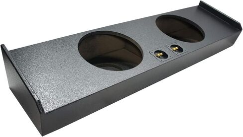 KICKER Compatible with 2009-2015 Ford F-150 Super Crew Truck Comp C12 Dual 12" Rhino Coated Sub Box Enclosure - Final 2 Ohm in Saudi Arabia
