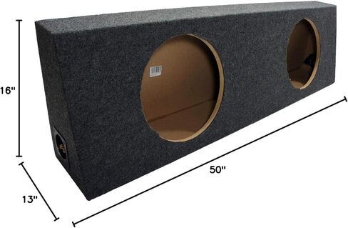 Harmony Audio Universal Standard Standard Cab Truck Kicker Bundle Comp C12 Dual 12 "Sub Box Enclosure & Harmony HA-A800.1 Amp in Saudi Arabia