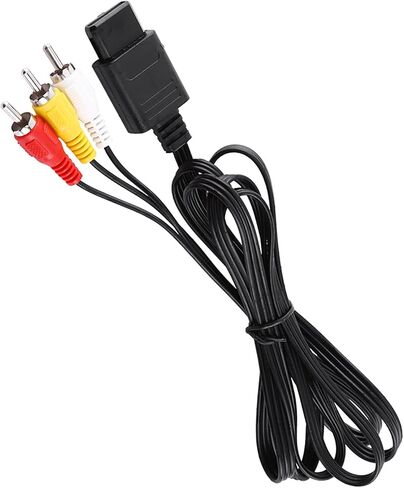 CHICIRIS كابل مركب AV جديد لـ N64 مريح وسهل الاستخدام بطول 1.8 متر ووزن 20 جرام in Saudi Arabia