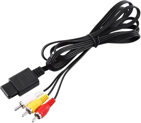 CHICIRIS كابل مركب AV جديد لـ N64 مريح وسهل الاستخدام بطول 1.8 متر ووزن 20 جرام in Saudi Arabia