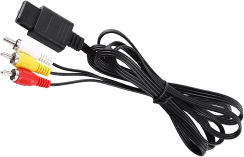 CHICIRIS كابل مركب AV جديد لـ N64 مريح وسهل الاستخدام بطول 1.8 متر ووزن 20 جرام in Saudi Arabia