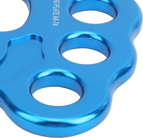 CHICIRIS High Strength Rigging Plate, 45KN Load Capacity, 8-Hole Design, Lightweight Aluminum Alloy Split Connector for Climbing, Mountaineering, Camping, and Ropework Training in Saudi Arabia