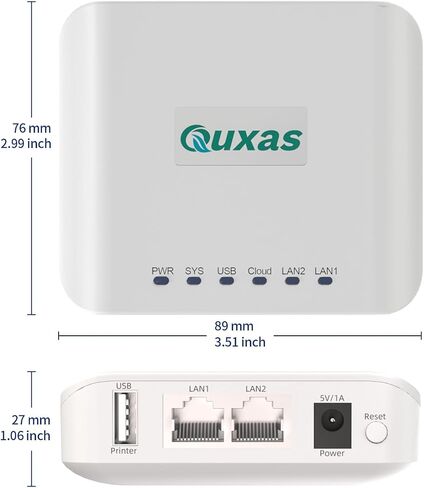 خادم طباعة لاسلكي LP-N110W لطابعة USB، مشاركة USB سهلة وطباعة شبكة مستقرة متوافقة مع Windows وmacOS والمكتب المنزلي in Saudi Arabia
