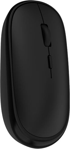 Bluetooth Arc Mouse Foldable Slim and Portable Mini Wireless Computer Travel Mouse Folding Optical Touch Mice for Microsoft Laptop Tablet - Black in Saudi Arabia