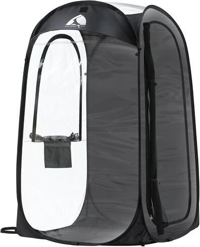 Sports Pod, Kilindeer Pop Up Weather Tent for 1 Person – Portable All-Weather Shelter with Clear TPU Panels, Instant Setup for Outdoor Events, Camping, Hiking, Wind & Rain Protection in Saudi Arabia