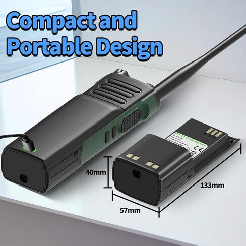 BAOFENG UV-32 Radio Battery 3800mAh Extended High-Capacity Rechargeable Battery with USB-C Charging Cable Compatible DM-32 UV32 Walkie Talkie Battery Accessories,1Pack in Saudi Arabia