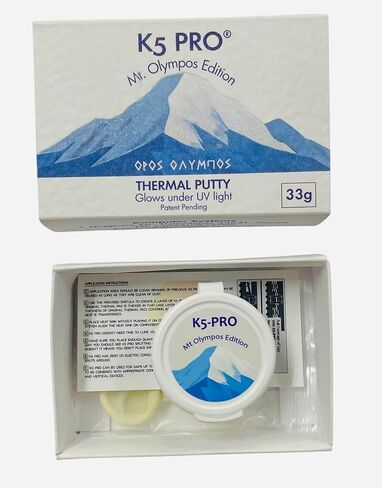 K5 PRO Mt. Olympos Edition UV‑Reactive 33g - إصدار 2025 الجديد من CSGR | > 15 وات/م·ك | مثالية لـ GDDR6 وGDDR7 VRAM | المعجون الحراري غير موصل in Saudi Arabia