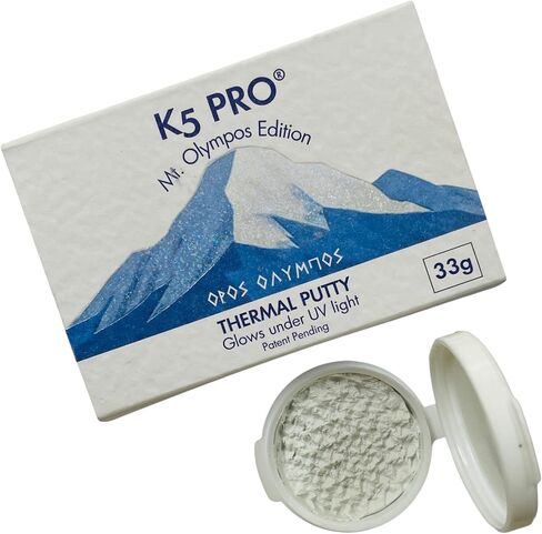 K5 PRO Mt. Olympos Edition UV‑Reactive 33g - إصدار 2025 الجديد من CSGR | > 15 وات/م·ك | مثالية لـ GDDR6 وGDDR7 VRAM | المعجون الحراري غير موصل in Saudi Arabia
