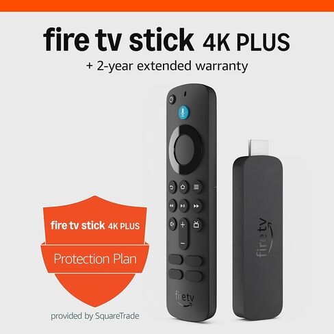 حزمة Amazon Fire TV Stick 4K Plus مع خطة حماية لمدة عامين in Saudi Arabia