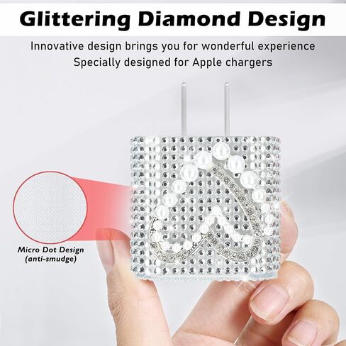 واقي كابل ماسي لهاتف iPhone، محول 18 وات/20 وات، تصميم فراشة أرجوانية لطيفة، حافظة كابل خط البيانات، واقي شاحن موفر للسلك - وردي in Saudi Arabia
