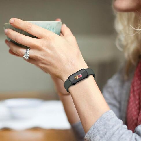 3 عبوات من واقي الشاشة متوافق مع Fitbit Inspire 3 (ليس لـ Inspire 1 2/HR)، غطاء حماية شامل من مادة TPU وملحقات ممتصة للصدمات لجهاز Inspire 3 (ذهبي وردي + وردي وردي + فضي) in Saudi Arabia