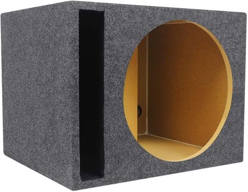 Rockville RSV15 15" 2.6 Cu.Ft. Vented Car Audio Subwoofer Box, 3/4" MDF, 32Hz Tuned, Gold Terminals, Black Carpet Finish, for Deep Bass in Car Audio Systems in Saudi Arabia