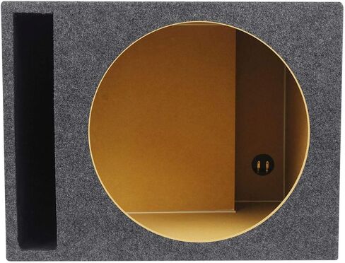 Rockville RSV15 15" 2.6 Cu.Ft. Vented Car Audio Subwoofer Box, 3/4" MDF, 32Hz Tuned, Gold Terminals, Black Carpet Finish, for Deep Bass in Car Audio Systems in Saudi Arabia