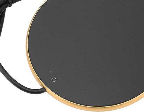 Eujgoov 55C Smart Coffee Mug Warmer with Tempered Glass Panels USB Powered Small Desk Candle Warmer for Home Office Travelling Heating Cup Plate (Gold) in Saudi Arabia