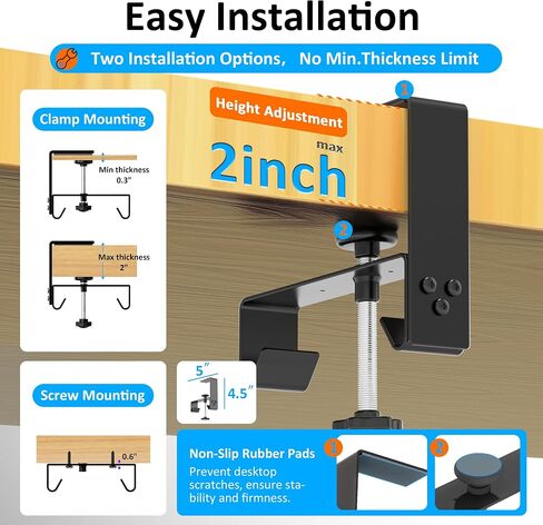 48" Gaming Under Desk Cable Management Tray, Black No Drill Cord Organizer for PC Setup, Large Anti-Sag Wire Hider, Stealth Cable Management Net for Battlestation (Black, 47.8") in Saudi Arabia