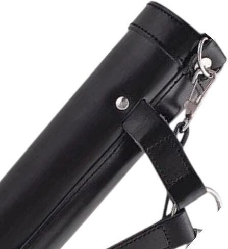 Handmade Genuine Cowhide Leather Archery Arrow Quiver with Adjustable Strap Durable Rustic Design for Hunting and Target Practice in Saudi Arabia