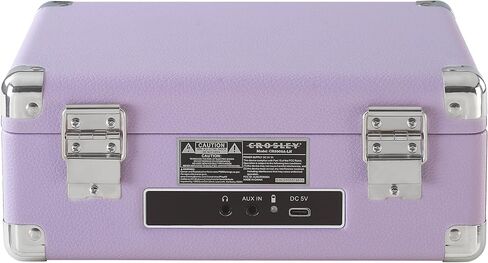 Crosley CR3505A-LN Cruiser Retro Portable CD Player with Stereo Bluetooth Speakers and FM Radio, Lavender in Saudi Arabia