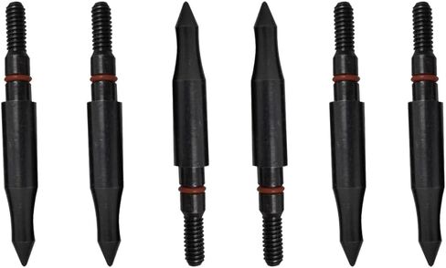 100/125/150/200 Grains Archery Field Points Practice Field Tips, Archery Target Practice Hunting Arrow Tip for Recurve, Compound Bow Crossbow, Steel Screw in Broadhead (12pcs) in Saudi Arabia