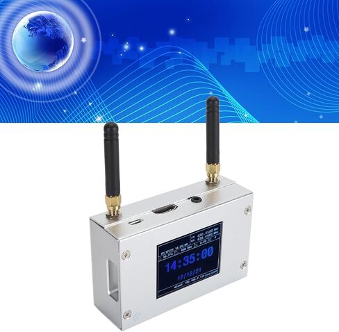MMDVM Duplex Hotspot Board, Multi Mode Digital Voice Modem with Aluminum Case and Color Display, Two External Antennas & 8G TF Card, Support C4FM / DMR/DSTAR P25 in Saudi Arabia