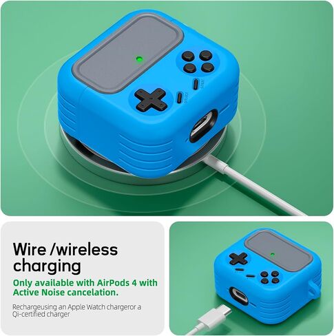 Inesore for Airpods Pro 2nd Generation Case Cover with Cleaner Kit,with Lock for Airpods Pro Case Cover,Classic Cool Funny Game Console Hard Air Pod Pro Case for Men Boy(Black) in Saudi Arabia