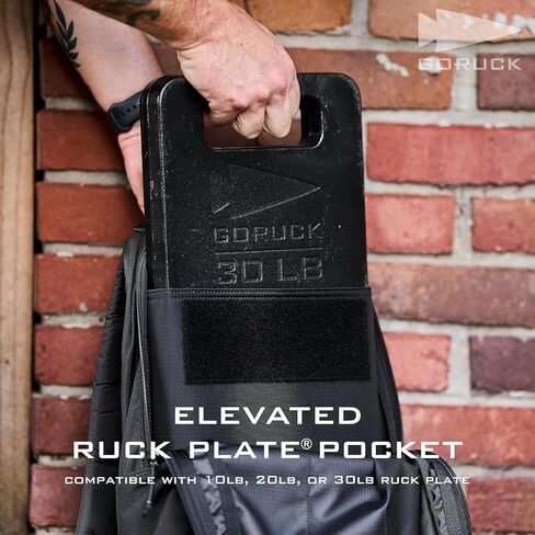 حقيبة ظهر GORUCK Basic Rucker 17L التكتيكية - حقيبة ظهر متينة وحقيبة ظهر MOLLE - حقيبة ظهر عسكرية للرجال والنساء - للخارج، والمشي لمسافات طويلة، والتدريب والسفر - أسود in Kuwait