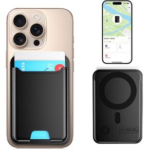 for MagSafe Wallet, Works with Apple Find My,4 Card Holder, Magnetic Phone Wallet for iPhone 17/16/15/14/13/14 Pro Max Air Plus Series, RFID Blocking Vegan Leather,White in Saudi Arabia