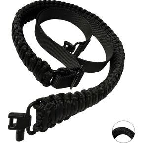 550 Paracord Two Point Rifle Sling with Swivel, Non-Slip, Quick-Adjustable, Heavy-Duty, All-Metal Hardware for Hunting Outdoor in Saudi Arabia