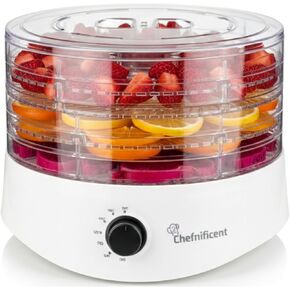 Food Dehydrator FD704M – 5 Tray Adjustable, BPA-Free – 4-Hour Quick Drying, Even Heat, Easy Temp Control – Fruit, Veggie, Meat Jerky Maker (Black) in Kuwait