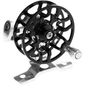 عجلة صيد خفيفة الوزن لسمك السلمون المرقط وبكرة ذبابة بايك 53 مم/50 جرام جميع المعادن مع قاعدة مطورة خفيفة الوزن in Kuwait