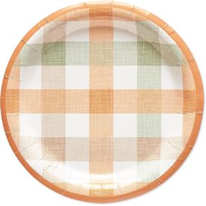 American Greetings 36-Count 9 in. Paper Dinner Plates, Pumpkin Thanksgiving Party Supplies in Kuwait