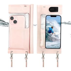 فراغ الهاتف الخليوي للماء الحقيبة الهاتف فون Casemate حالة الهاتف للماء مع الحبل الصغيرة دليل على المياه الحقيبة المياه حامي الهاتف حالة المياه لحالة الهاتف دليل على المياه IP68 ماكس 7 "الوردي in Saudi Arabia