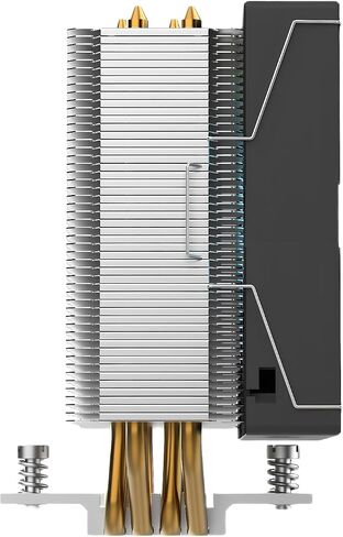 KimKirin CPU Cooler, 6 Copper Heat Pipes, Dual 120mm PWM Fans, 2200RPM Speed for Intel LGA 1851/1700/1200/115X and AMD AM4/AM5 in Saudi Arabia