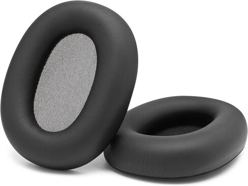 WC PadZ XM6 - وسائد أذن بديلة ممتازة متوافقة مع سماعات الرأس Sony WH-1000XM6 من Wicked Cushions | راحة معززة، جلد PU متين وعزل للصوت | أسود in Kuwait