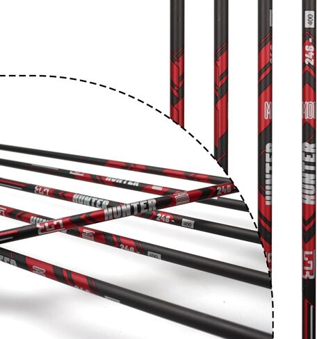 Carbon Arrows 400 Spine Shaft with Helical Real Feathers and Removable Tips for Archery Hunting Target Shooting Pack of 6 in Saudi Arabia