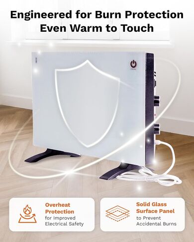 Amaze MINI 250Watt - Wall Mount Room Space Heater Panel - Electric Convection Room Heater – AH250USM in Saudi Arabia