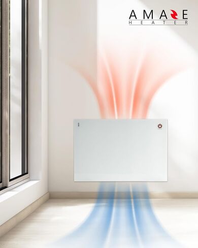 Amaze MINI 250Watt - Wall Mount Room Space Heater Panel - Electric Convection Room Heater – AH250USM in Saudi Arabia