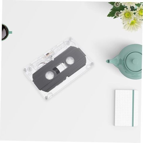 DOITOOL 2pcs Blank Audio Cassette Tapes with Transparent Vintage Design Low-Noise Recording Supply for Music in Kuwait