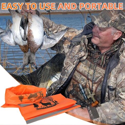 Hunting Game Bags with Reflective Strips Reusable Deer Game Bags 20" x 30" Drawstring Hunting Meat Bag for Elk Caribou Deer in Saudi Arabia