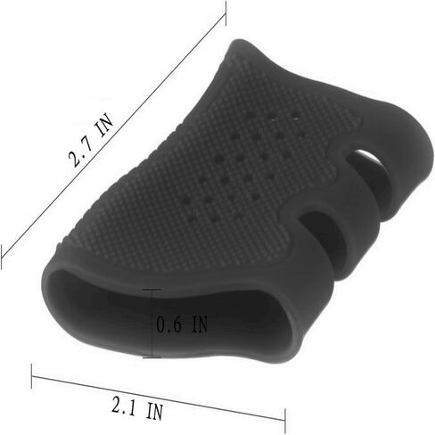 Tactical Rubber Grip Glove Sleeve for Glock 17 19 20 21 22 23 25 31 32 34 35 37 38 41 in Kuwait