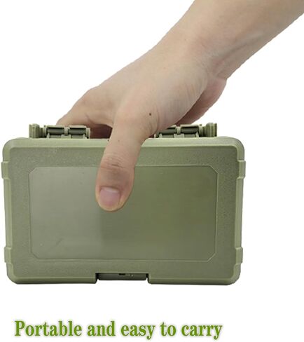 صندوق تخزين عريض الرأس، حافظة رؤوس عريضة، منظم أطراف أسهم خارجية لملحقات القوس المركب والقوس والنشاب - يحمل 18 قطعة من الرؤوس العريضة (العلبة فقط) in Kuwait