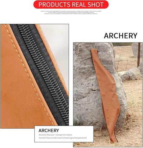 Archery Traditional Bow Bag 60 Inch Recurve Bow Case Leather Bow Storage Bag for Longbow Horse Bow in Saudi Arabia