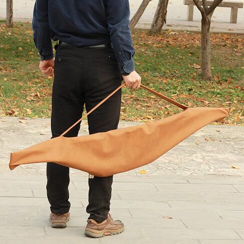 Archery Traditional Bow Bag 60 Inch Recurve Bow Case Leather Bow Storage Bag for Longbow Horse Bow in Saudi Arabia