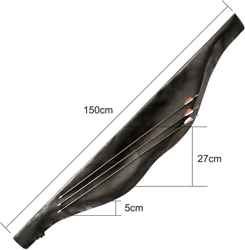 Archery Traditional Bow Bag 60 Inch Recurve Bow Case Leather Bow Storage Bag for Longbow Horse Bow in Saudi Arabia