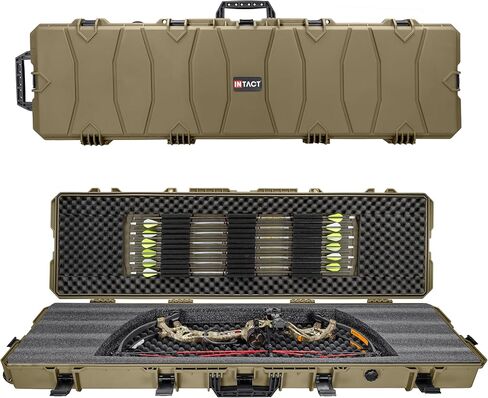 Eylar 54 Inch Intact Series Rolling Hard Bow Case, Lightweight and Durable Stacker Design with Pre-Cut Foam Insert in Saudi Arabia