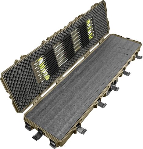 Eylar 54 Inch Intact Series Rolling Hard Bow Case, Lightweight and Durable Stacker Design with Pre-Cut Foam Insert in Saudi Arabia
